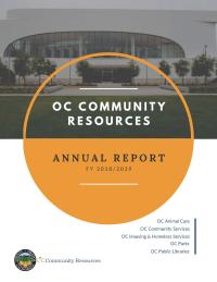 Cover of OCCR 2018-2019 Fiscal Year Annual Report